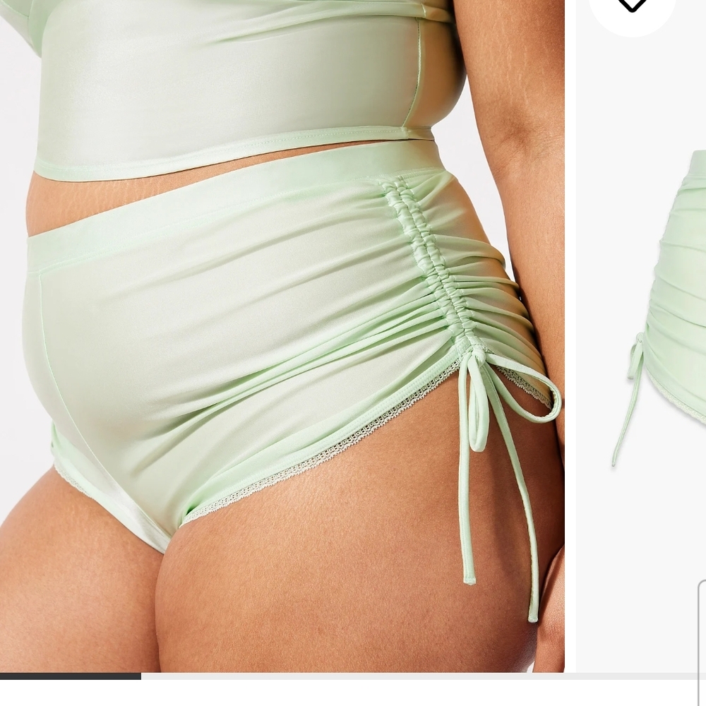 Savage X Fenty Mint Green Sleep Shorts